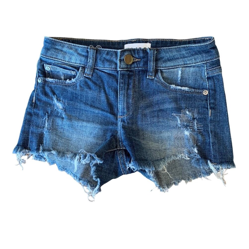 DL1961 Distressed Denim Shorts Girls 10 Lucy Liberty Cut Off Jean Short Girl